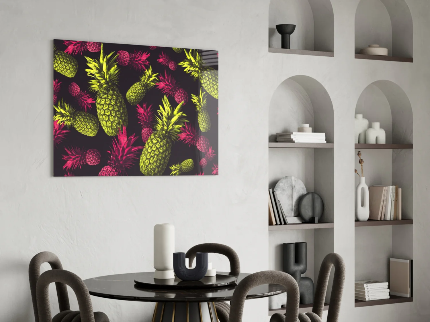 Pineapples Glass Wall Art - Image 6