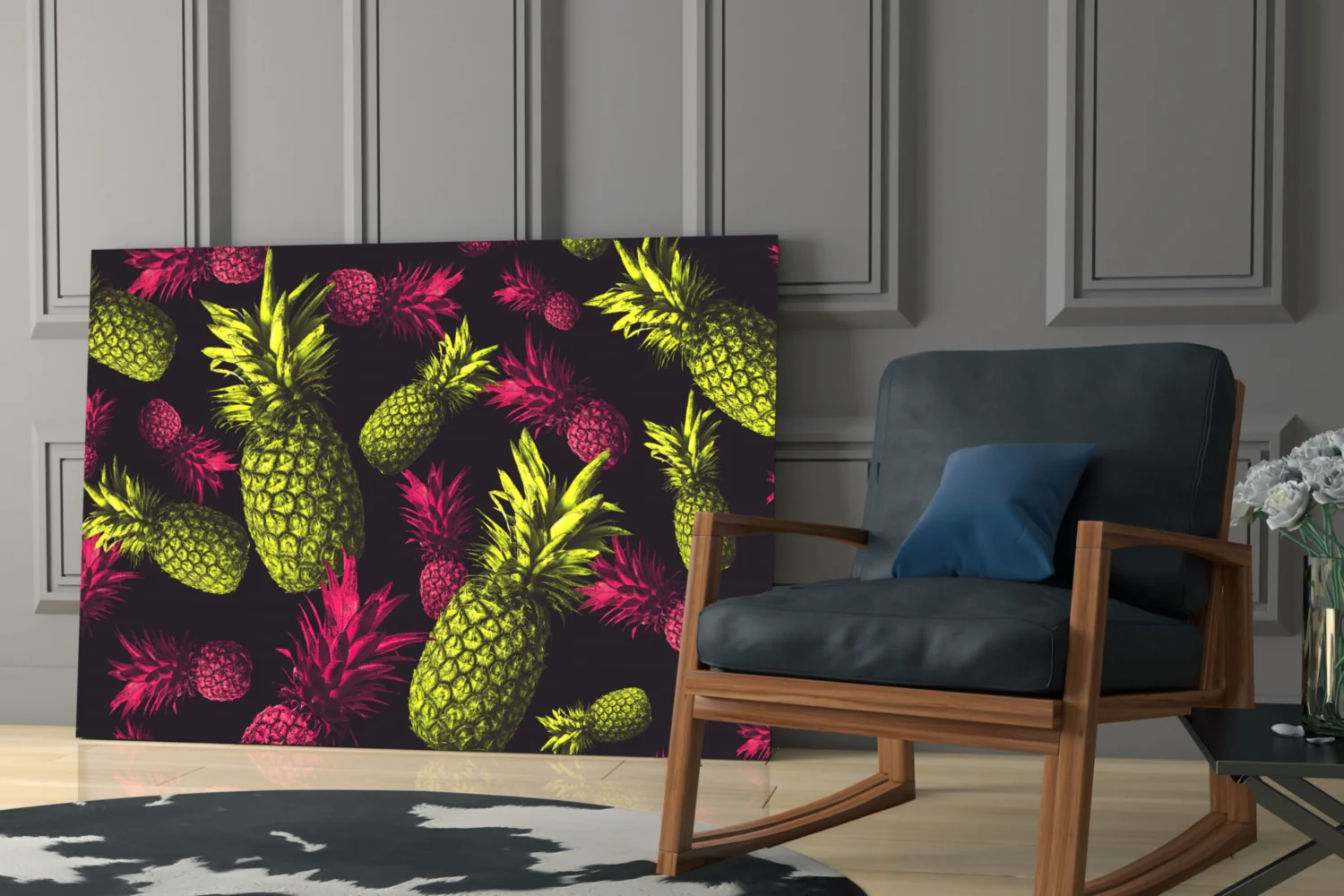 Pineapples Glass Wall Art - Image 7