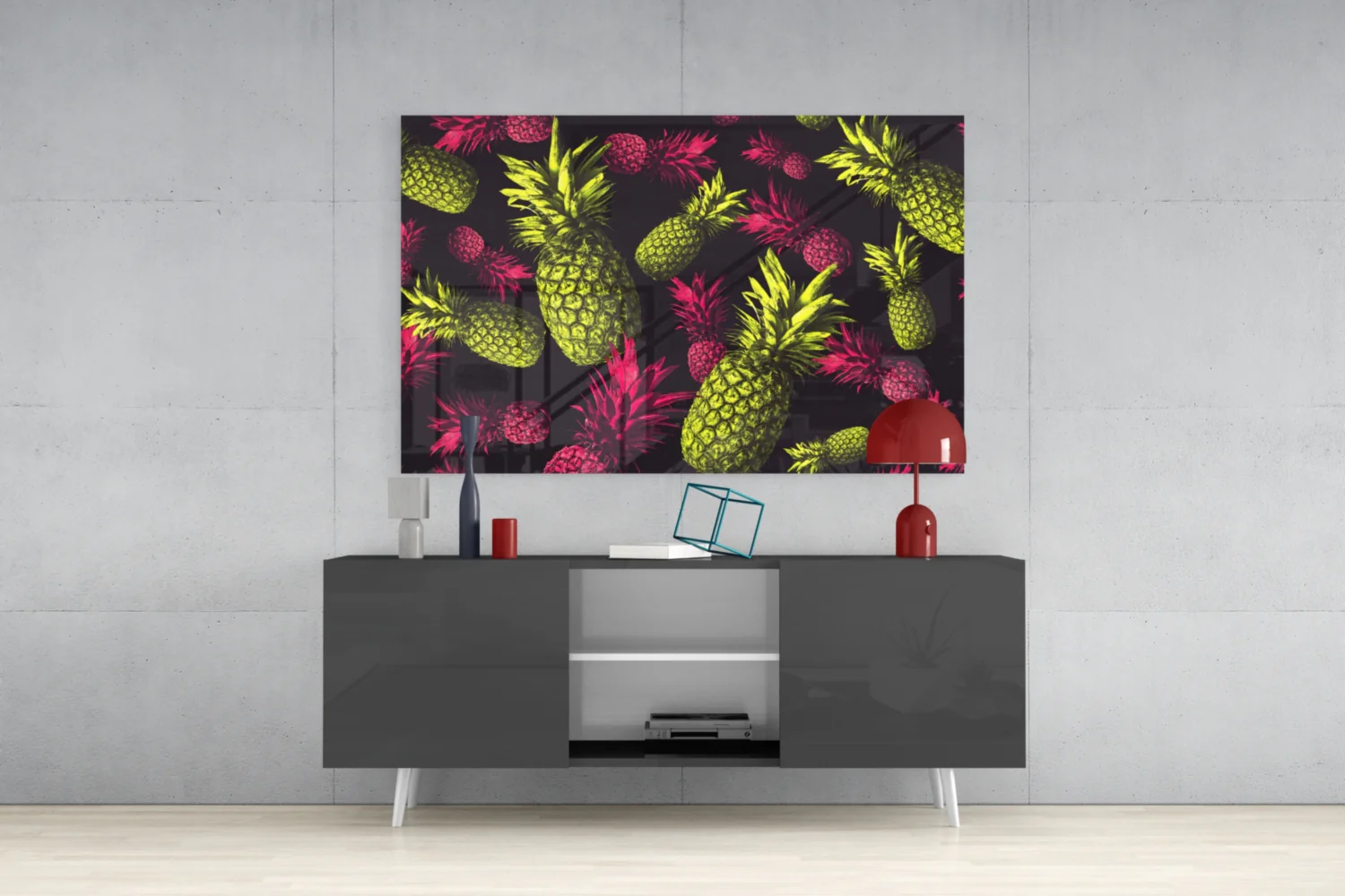 Pineapples Glass Wall Art - Image 9