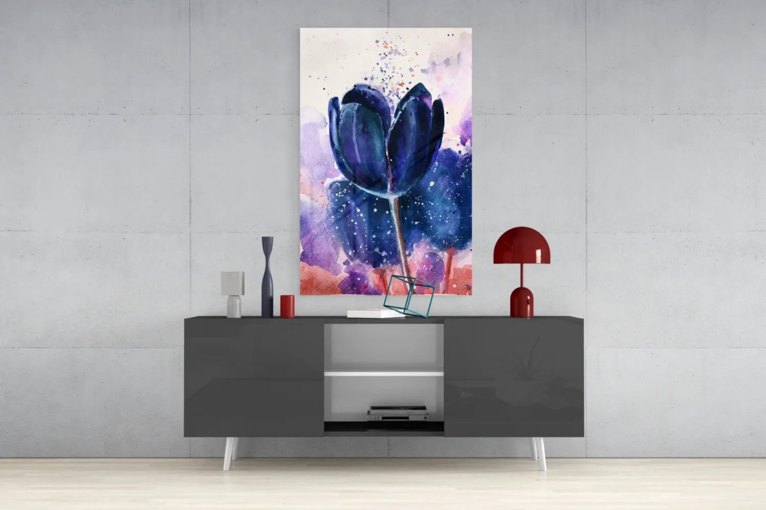 Tulip Glass Wall Art - Image 9