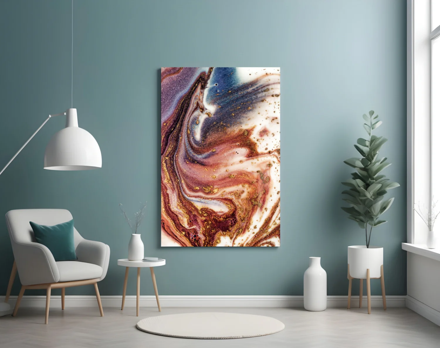 Marble Glass Wall Art - Image 5