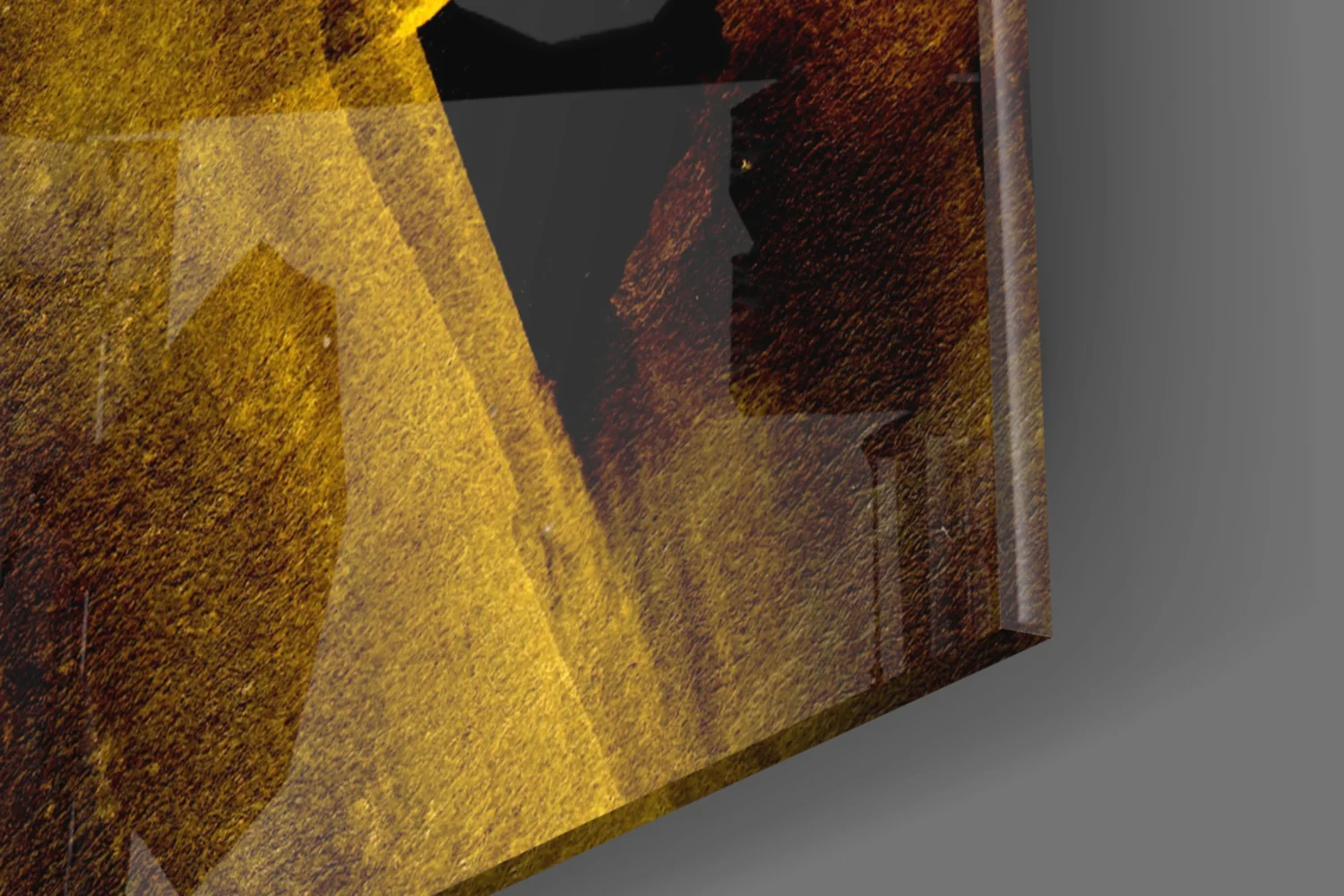 Yellow Story Glass Wall Art - Image 8