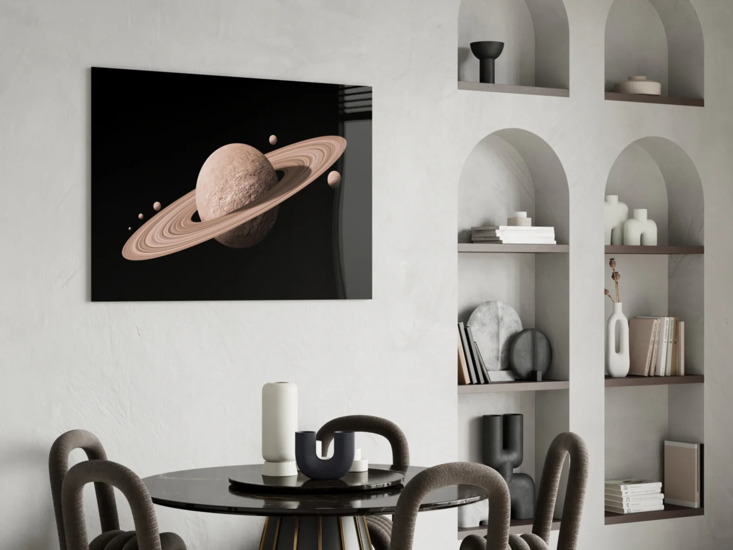 Saturn Glass Wall Art - Image 6