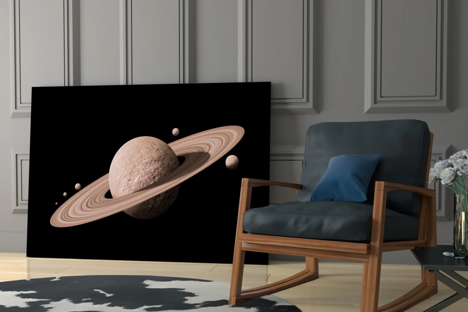 Saturn Glass Wall Art - Image 7
