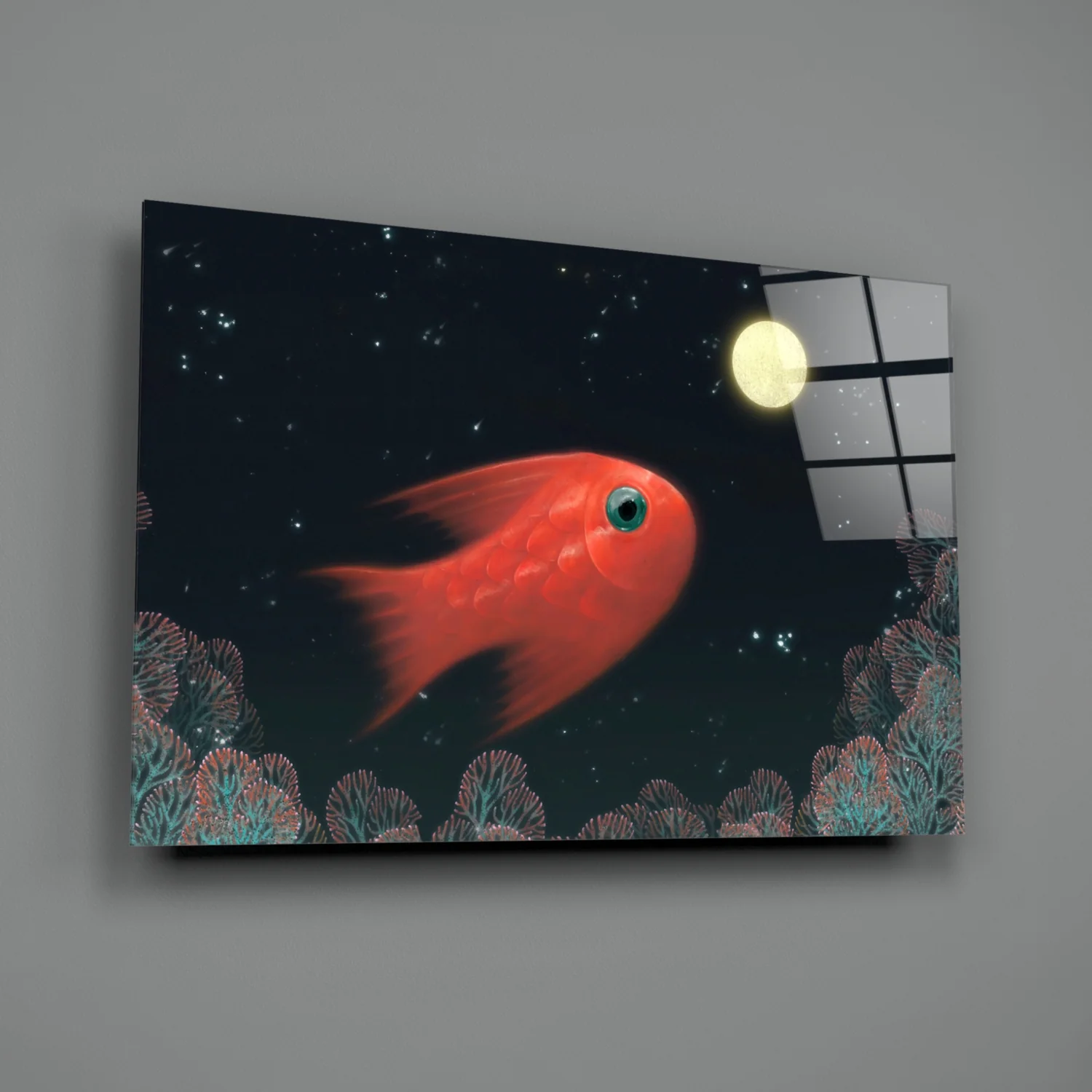 Fish Glass Wall Art - Image 3