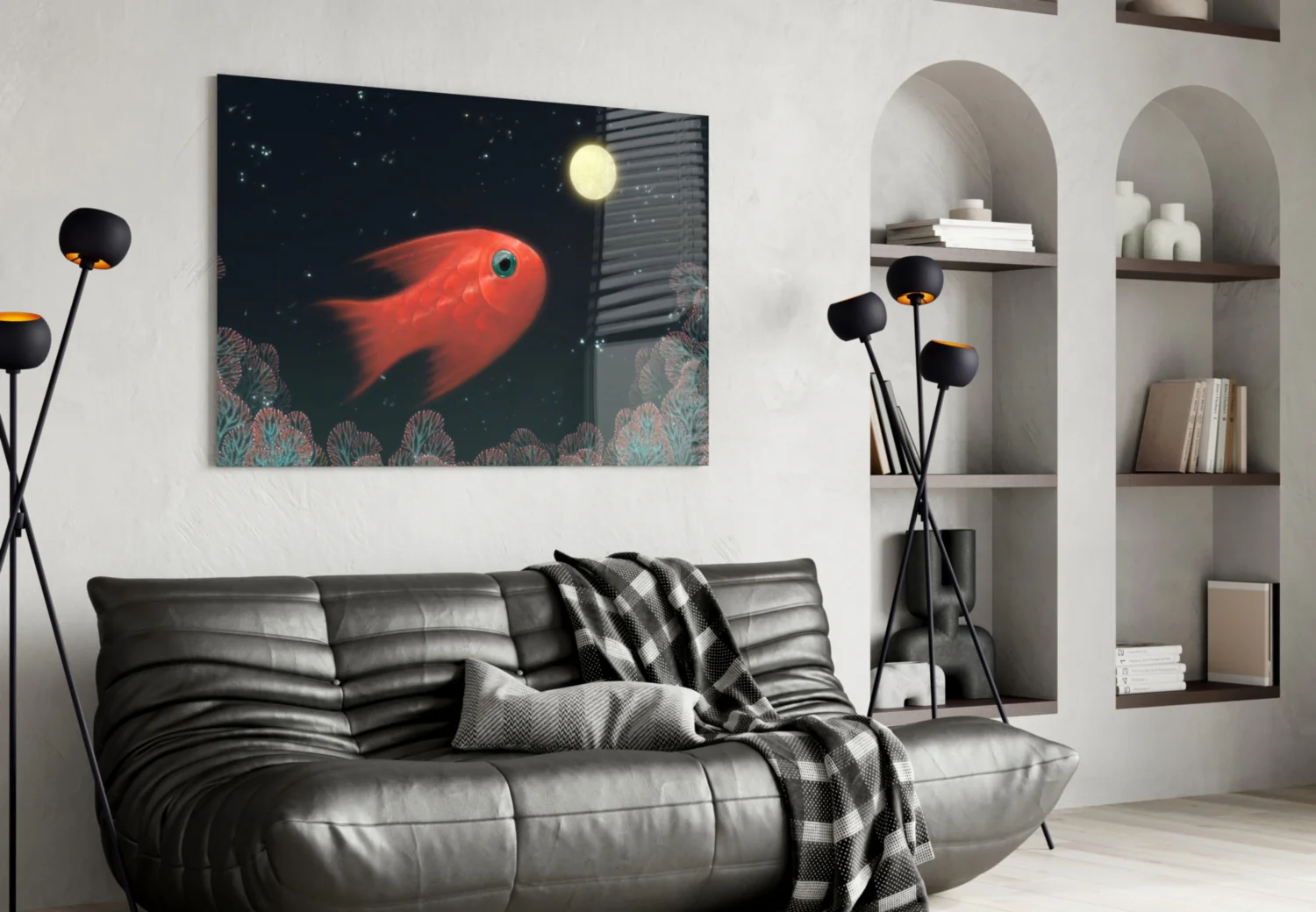 Fish Glass Wall Art - Image 5