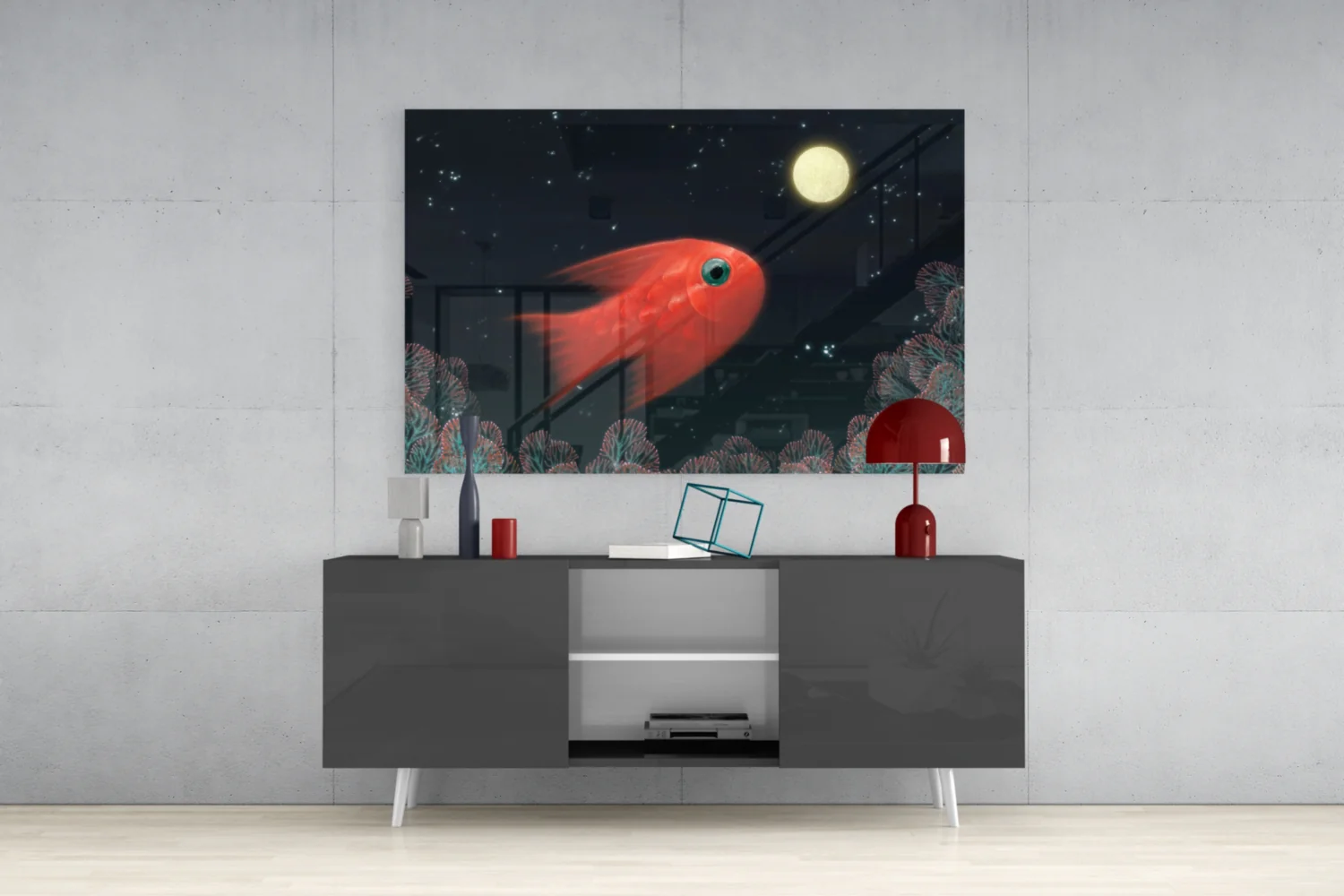 Fish Glass Wall Art - Image 9