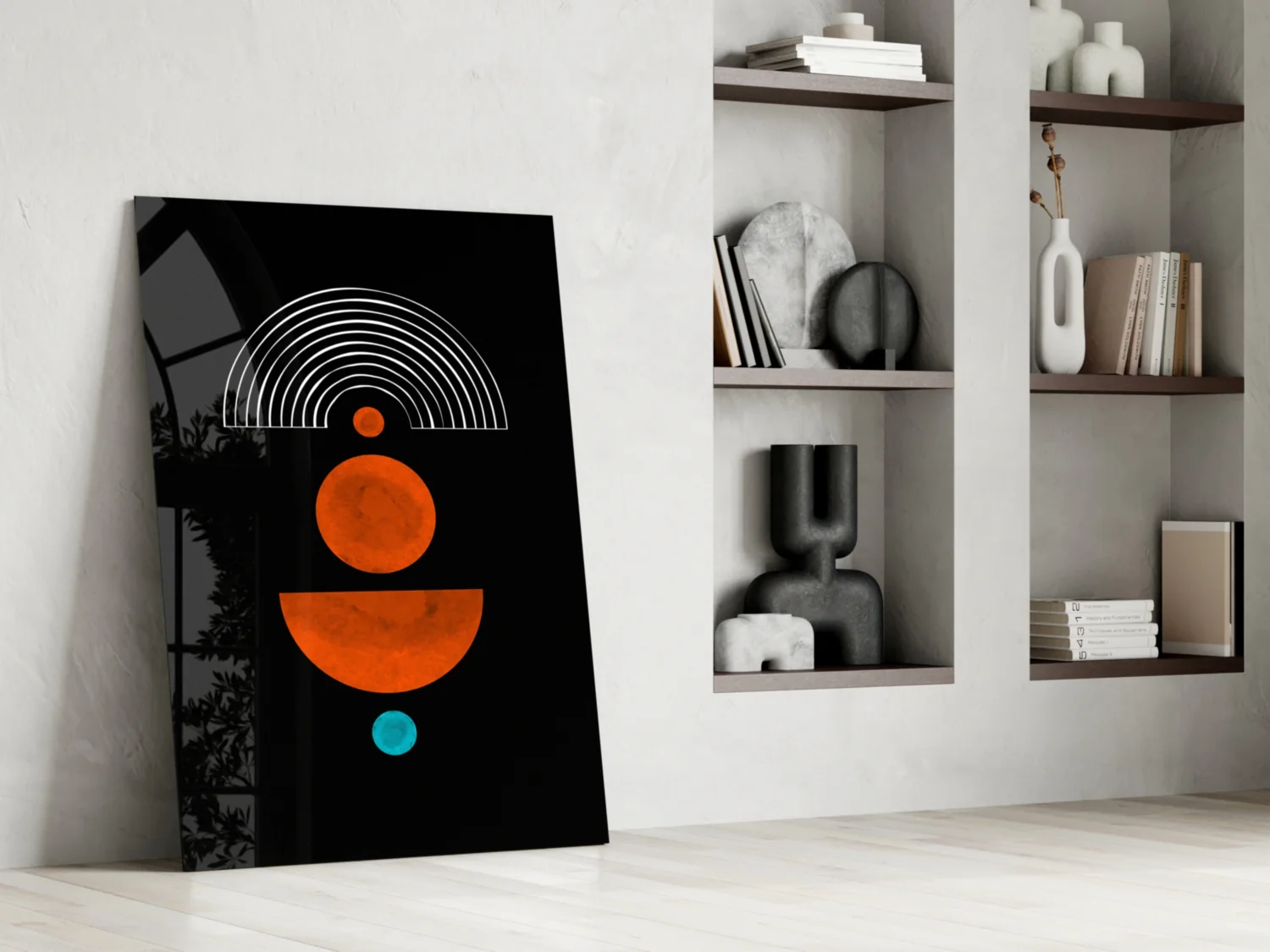 Dots Under the Rainbow Glass Wall Art - Image 7