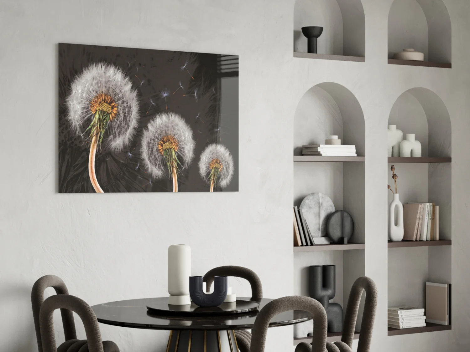 Dandelions Glass Wall Art - Image 6