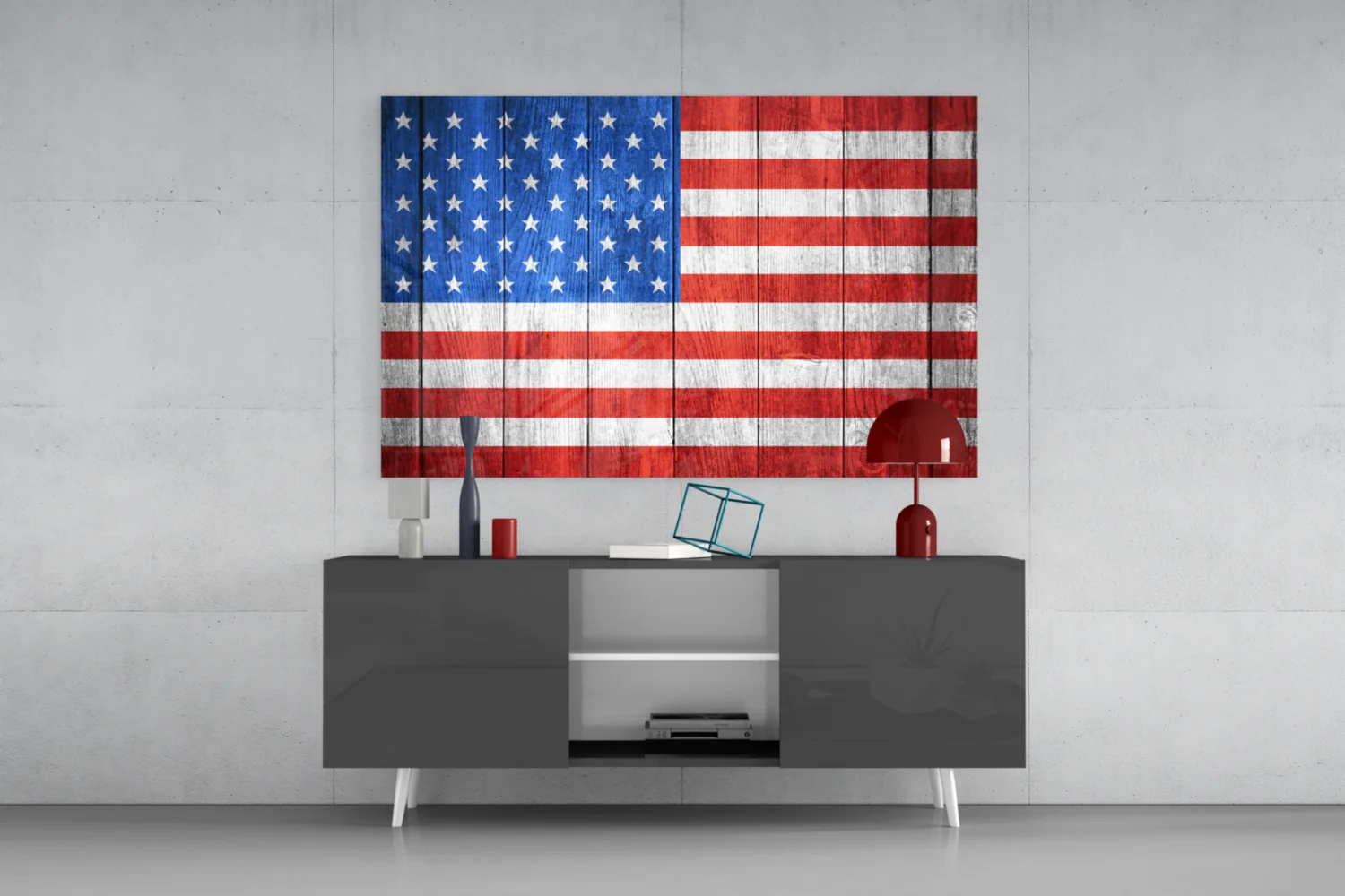 Flag of the United States Glass Wall Art - Image 9