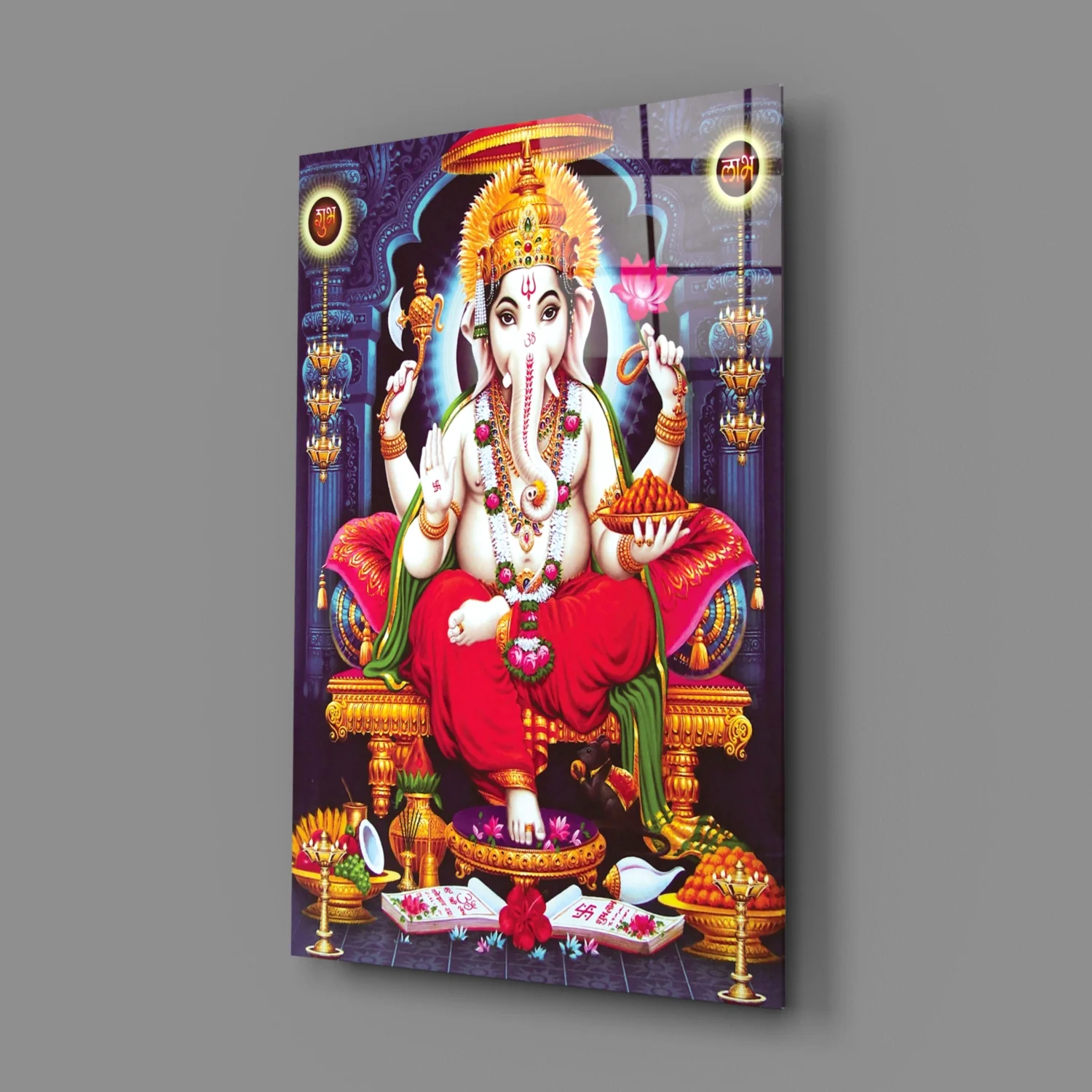 Ganesha Glass Wall Art - Image 3