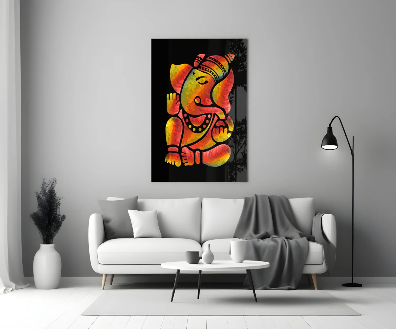 Ganesha Glass Wall Art - Image 4