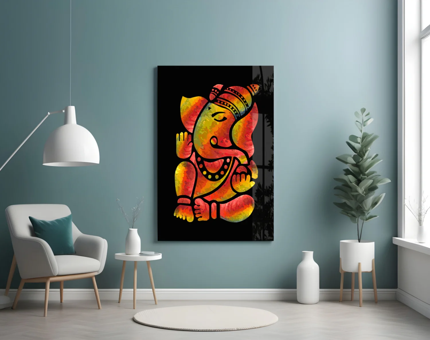 Ganesha Glass Wall Art - Image 5