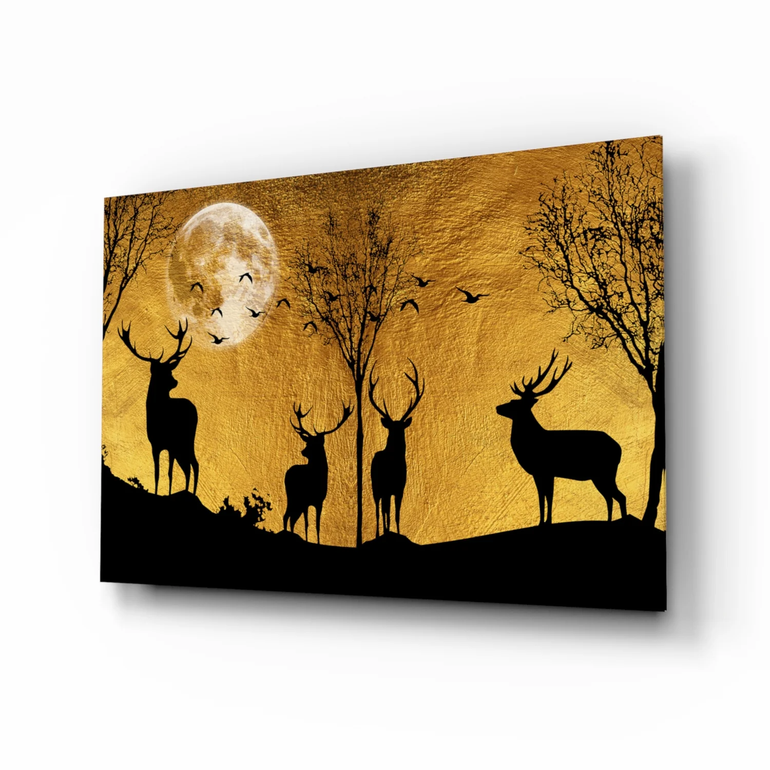 Deers Glass Wall Art - Image 2