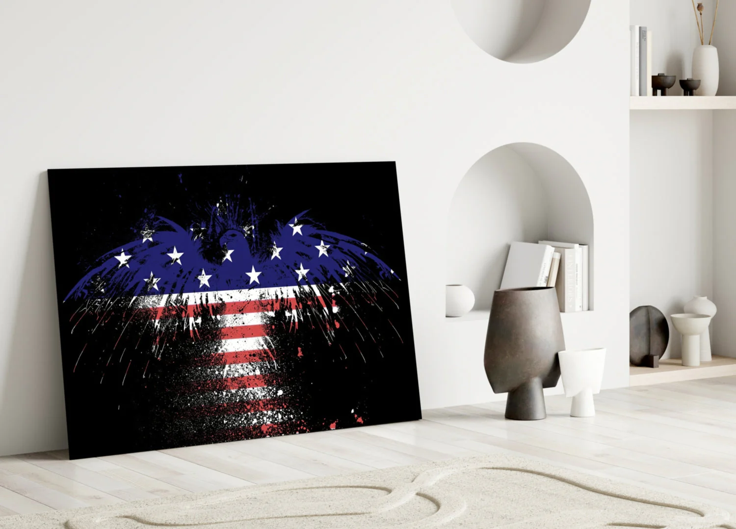 American Eagle Glass Wall Art - Image 4