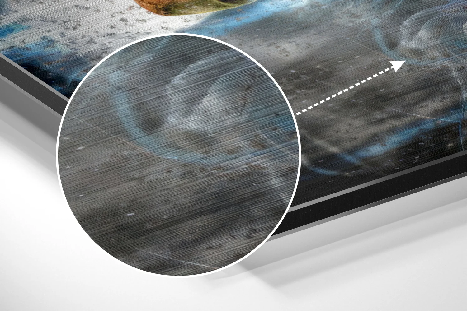 Star Quarterback Brushed Aluminium Dibond Wall Art - Image 3
