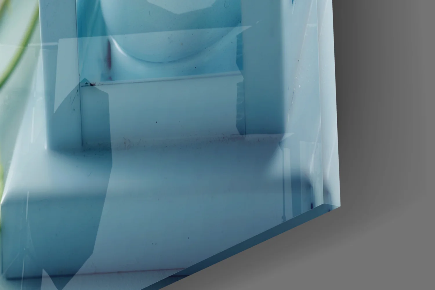 Candle & Rose Glass Wall Art - Image 8