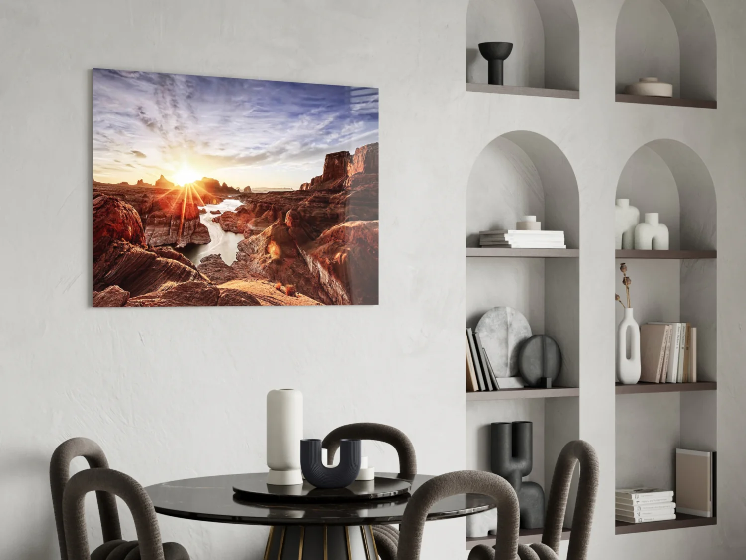 Canyon and Sunset Glass Wall Art - Image 5