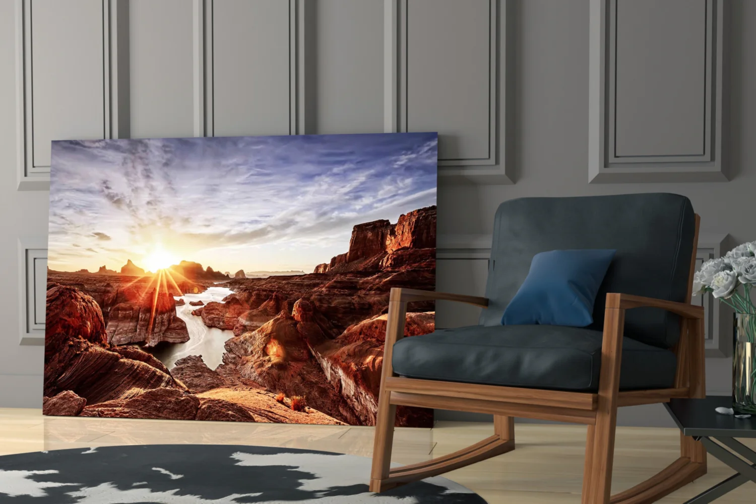 Canyon and Sunset Glass Wall Art - Image 6