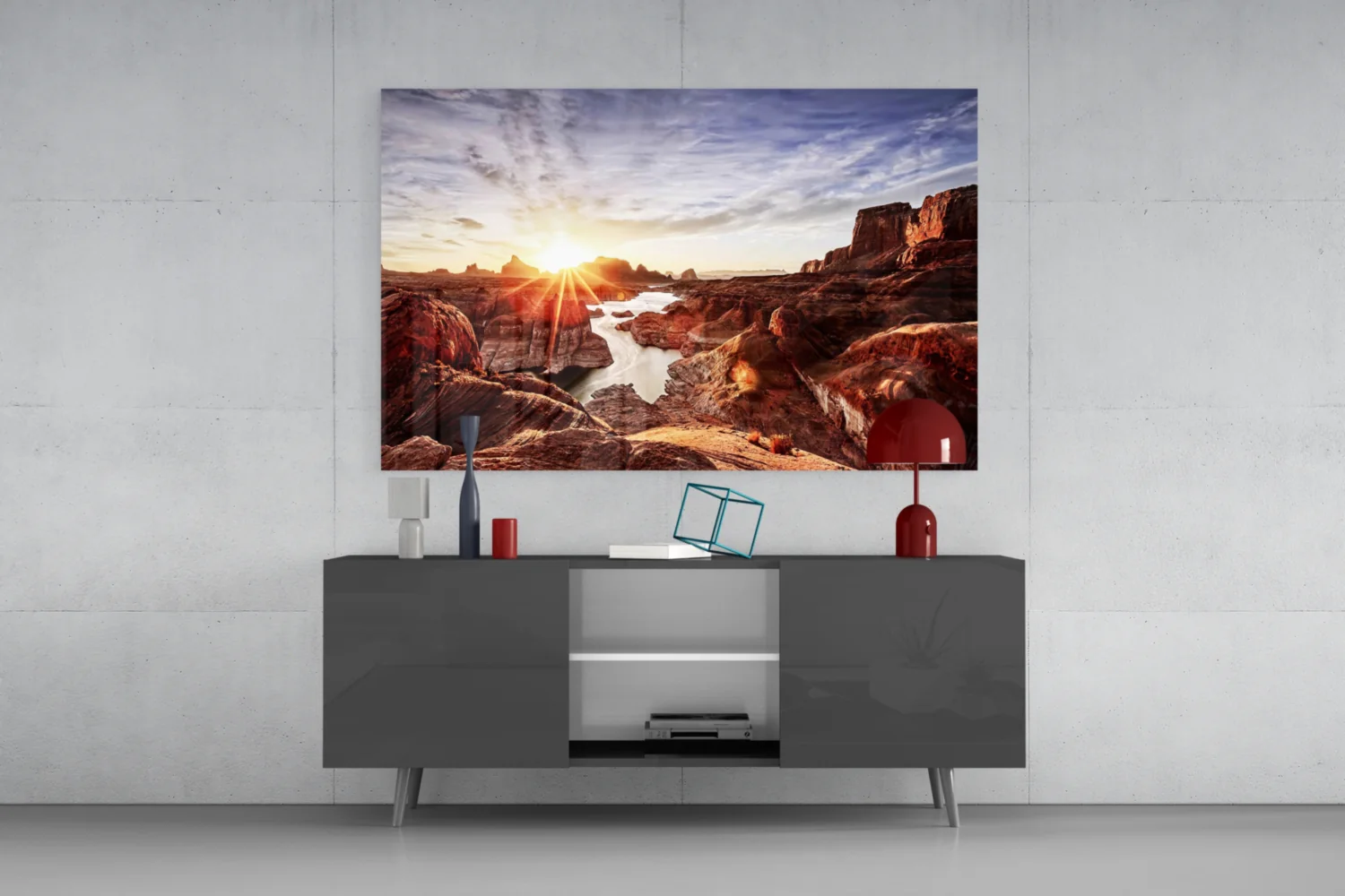 Canyon and Sunset Glass Wall Art - Image 8