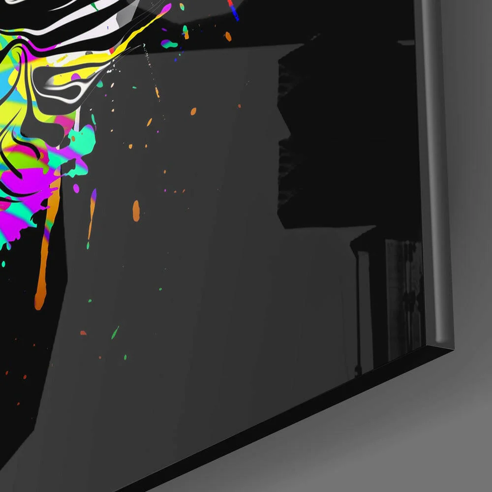 Cat Art Glass Wall Art - Image 2