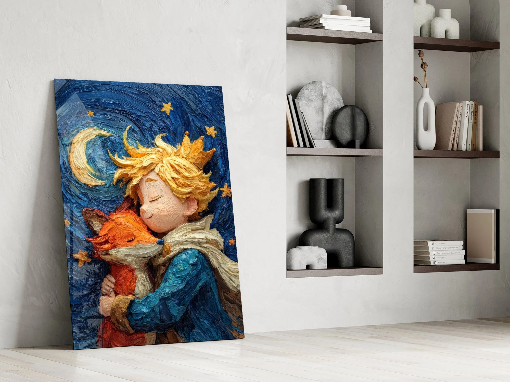 Celestial Embrace Glass Wall Art - Image 7