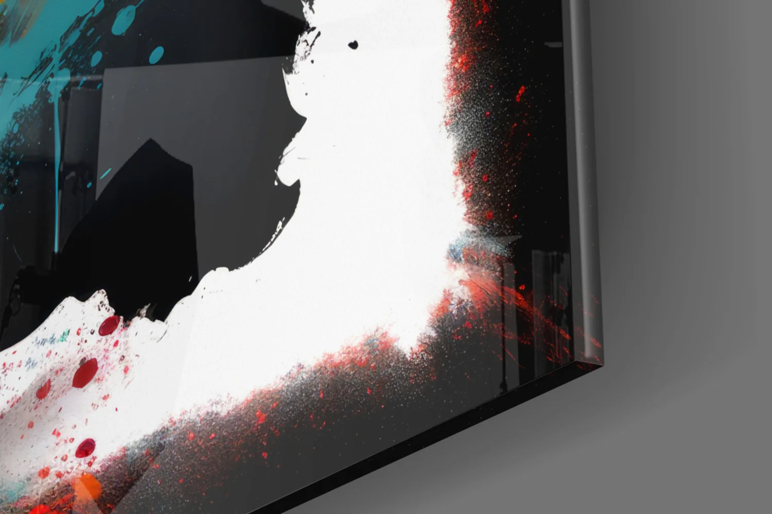 Charging Bull Torn Frame Glass Wall Art - Image 8