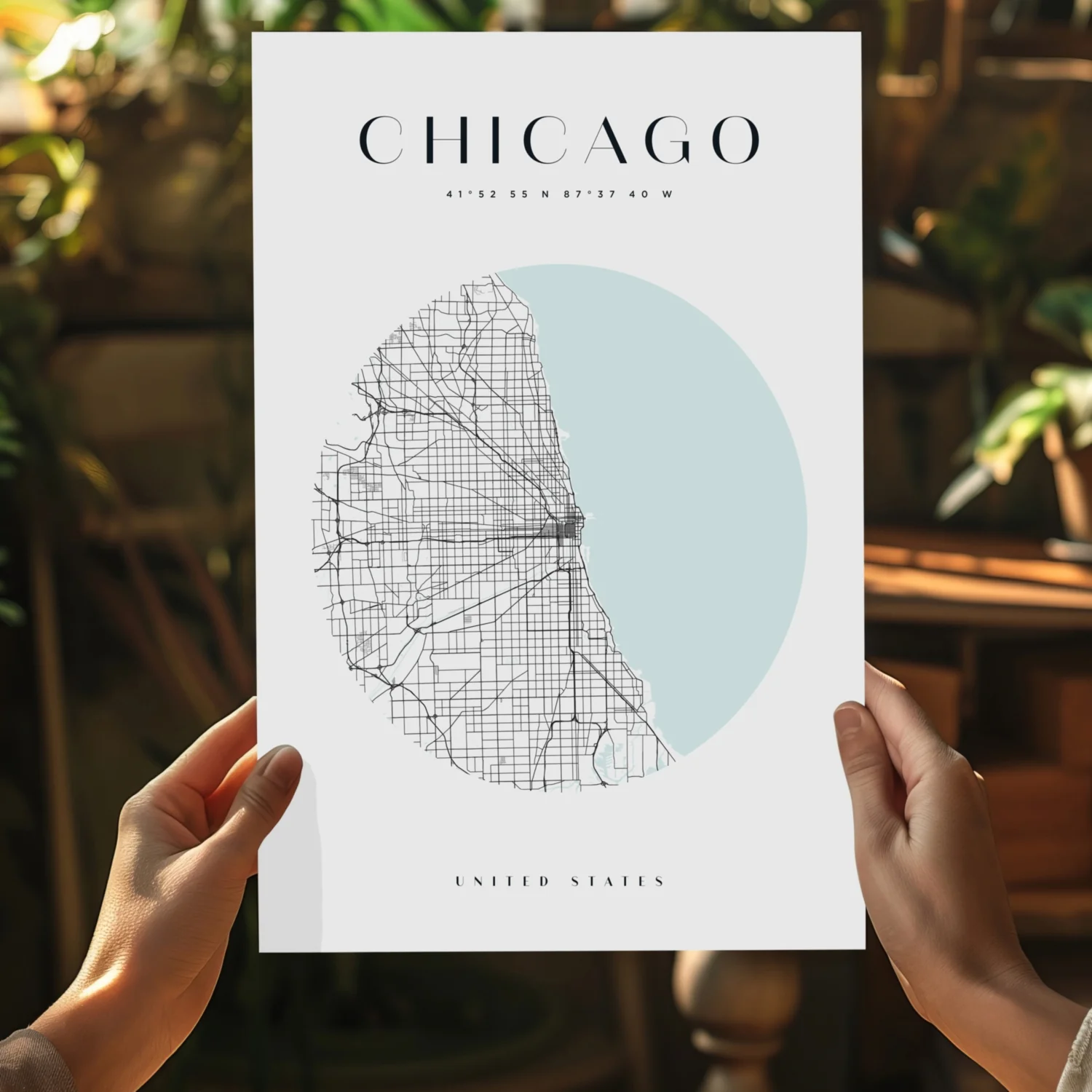 Chicago V2 Aluminum Print - Image 5