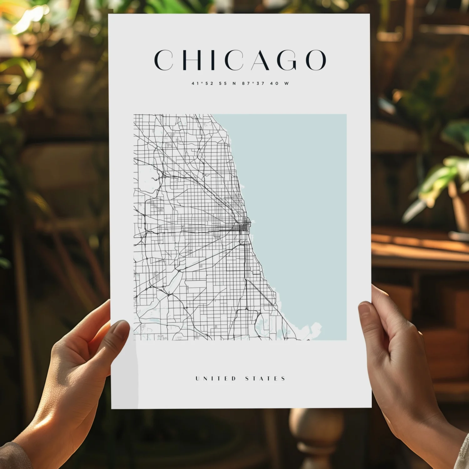 Chicago V3 Aluminum Print - Image 5