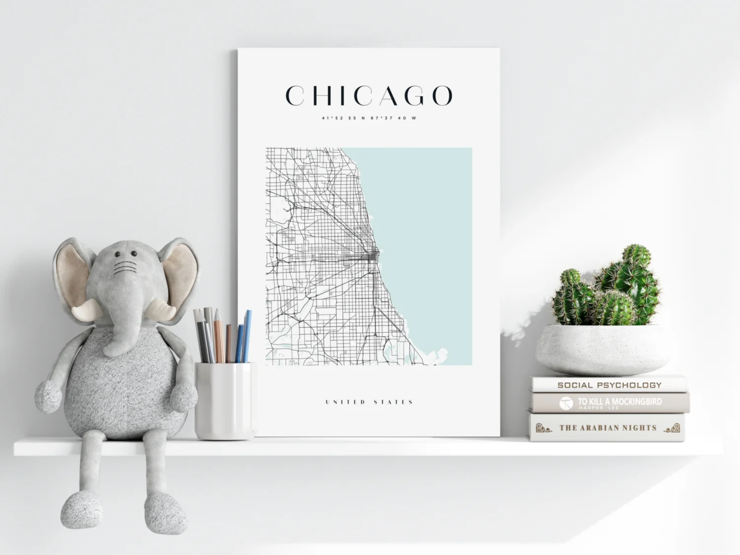 Chicago V3 Aluminum Print - Image 6