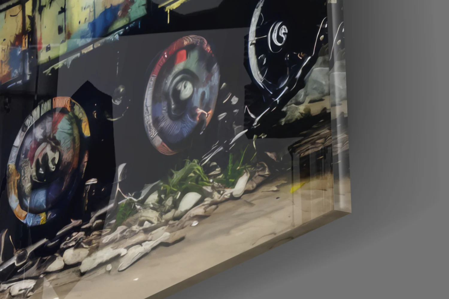 Children of War Glass Wall Art || Designer Collection - Image 7