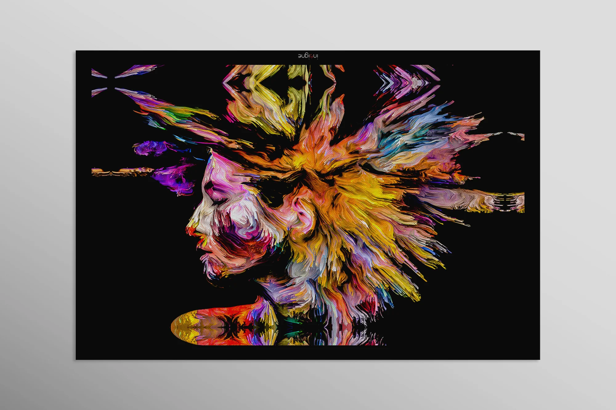 Chromatic Soul Radiance — 3D Haptic Embossed High-Gloss Luxury Wall Art - Image 16
