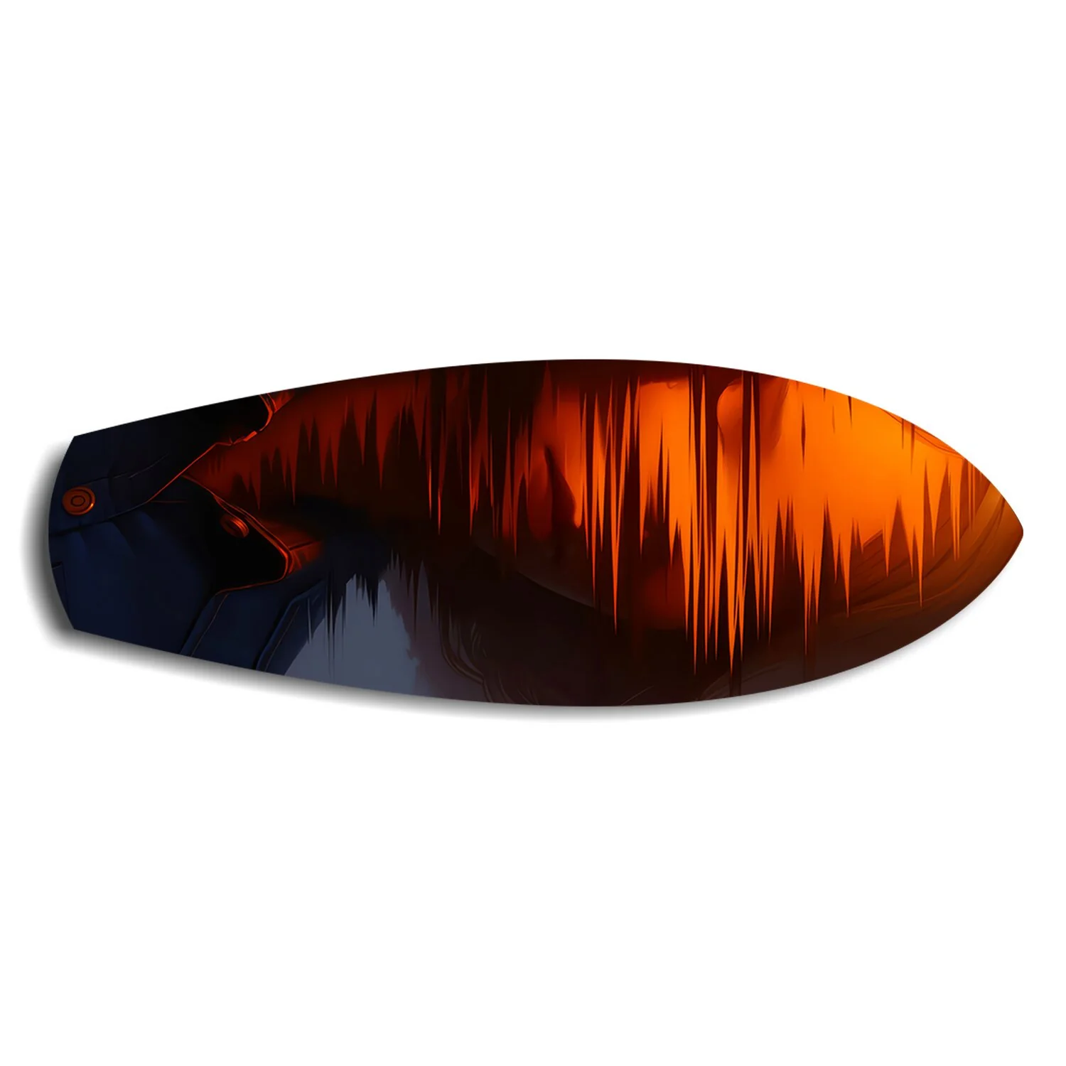 Cinematic Cowboy Silhouette Glass Wall Art