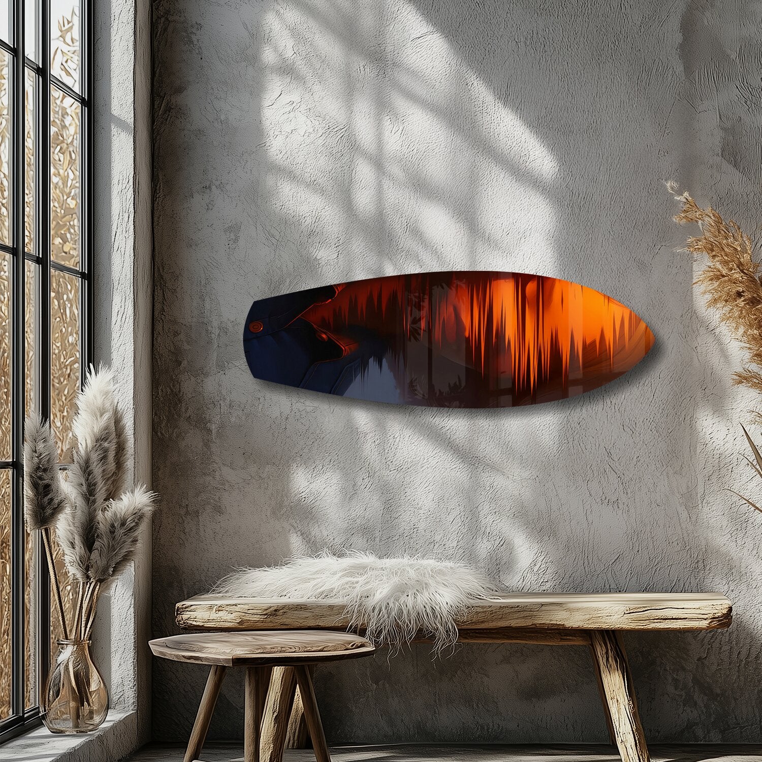 Cinematic Cowboy Silhouette Glass Wall Art - Image 5