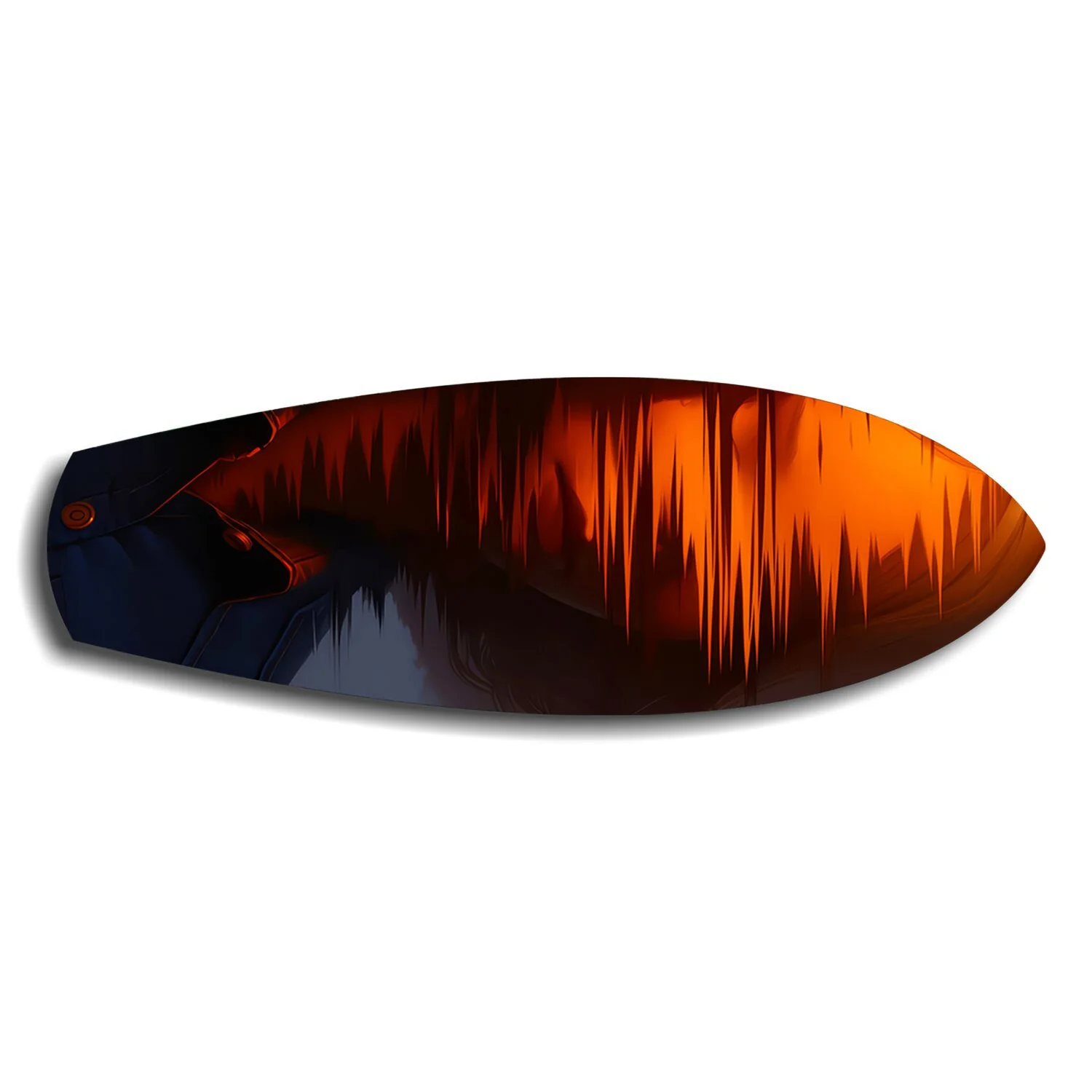 Cinematic Cowboy Silhouette Glass Wall Art - Image 6