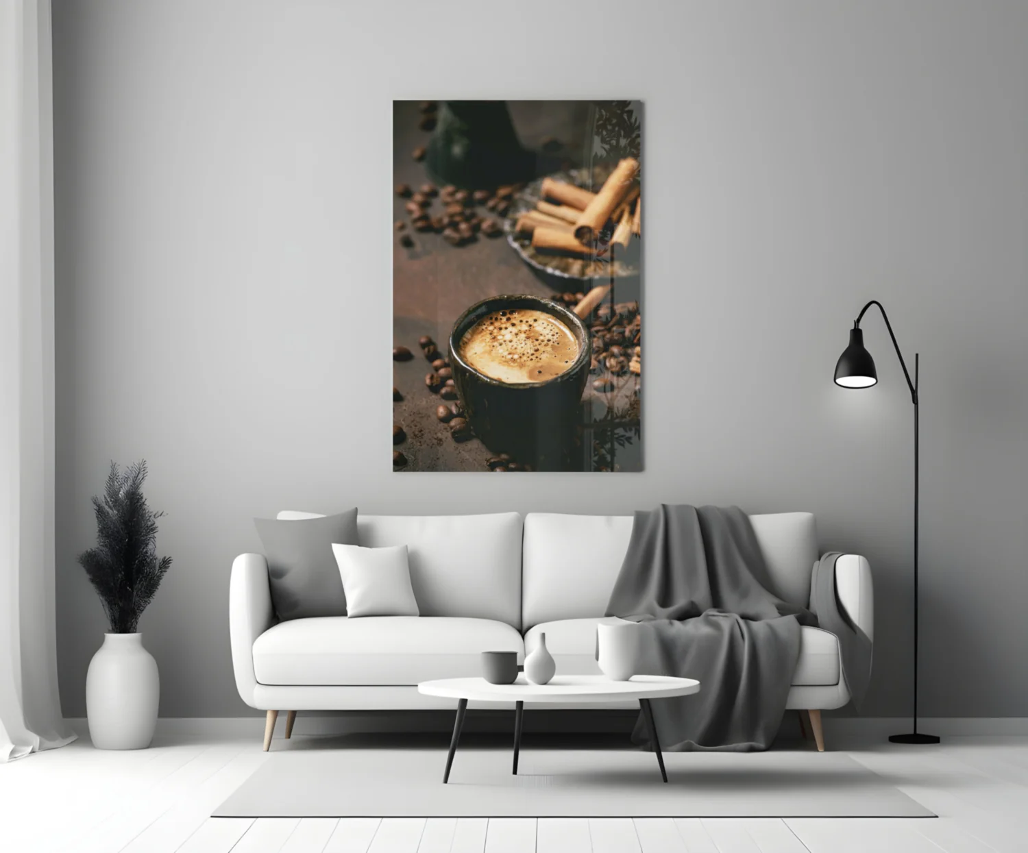 Cinnamon Coffee Glass Art - Image 4