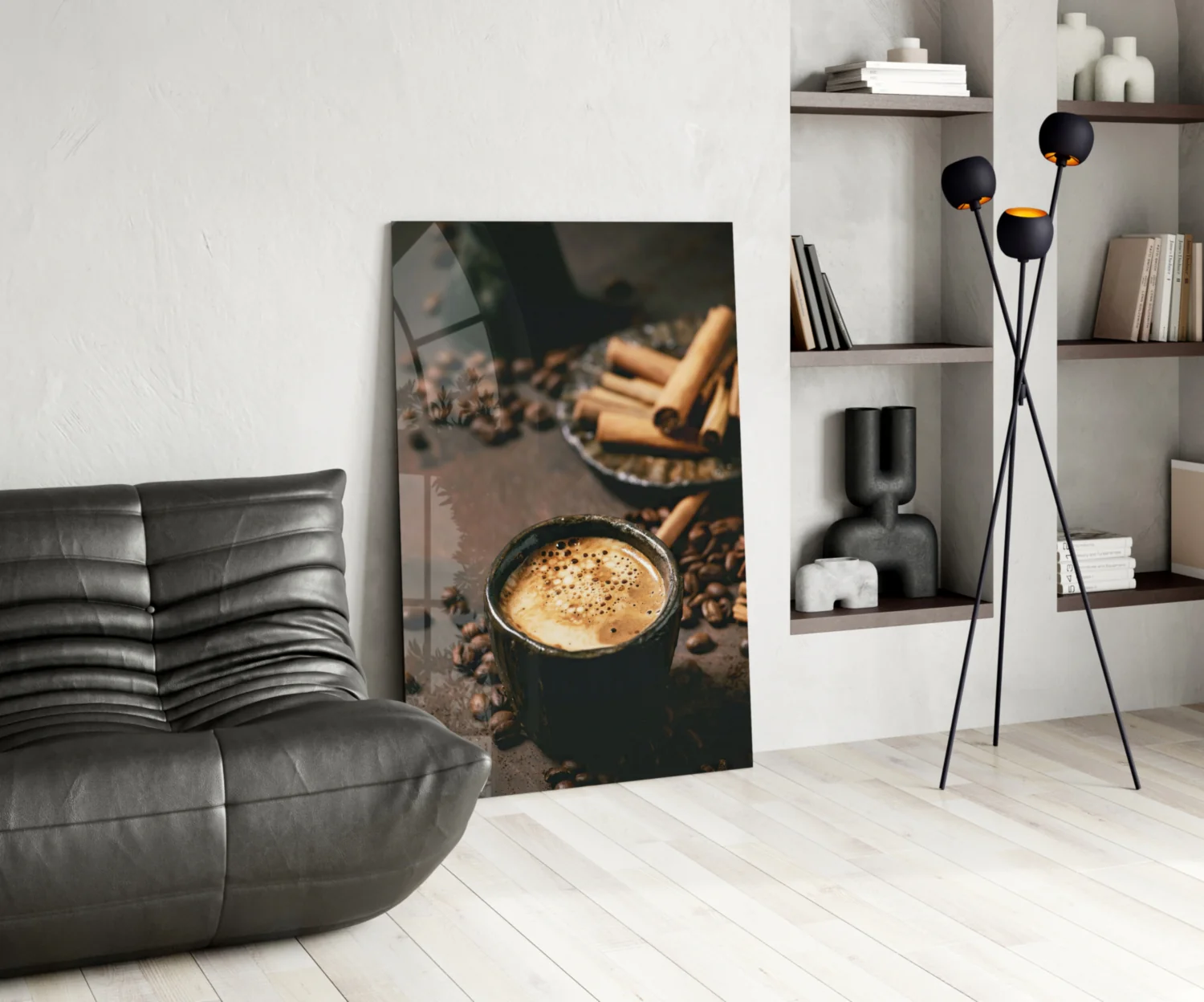 Cinnamon Coffee Glass Art - Image 6