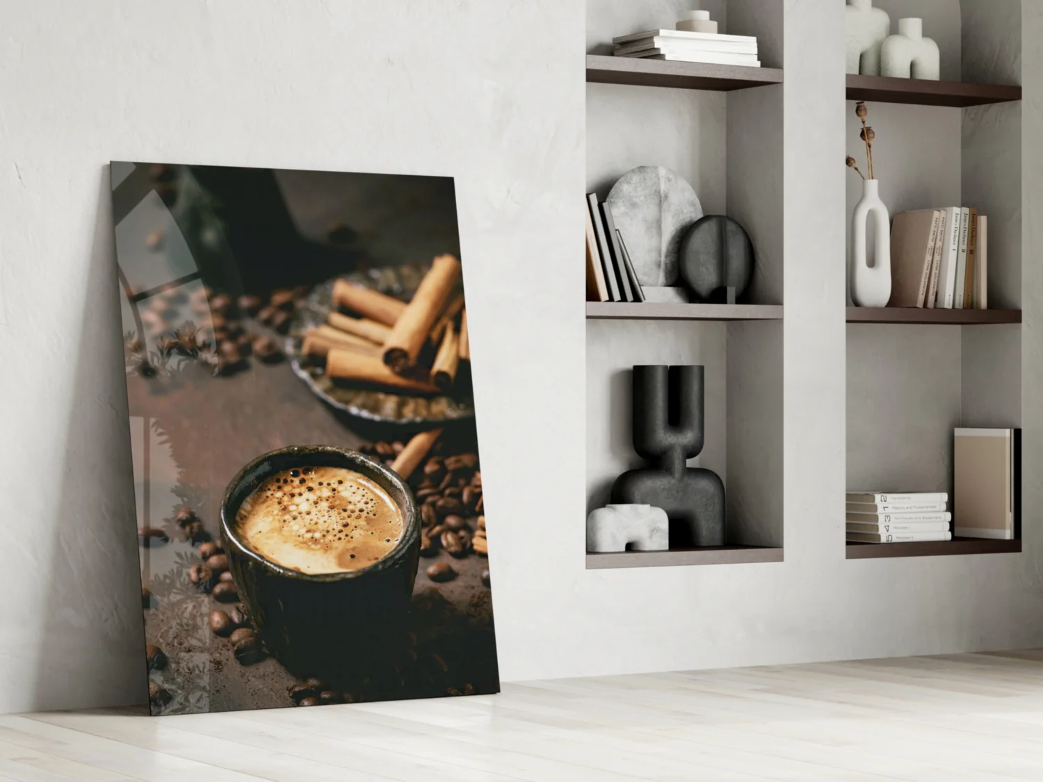 Cinnamon Coffee Glass Art - Image 7