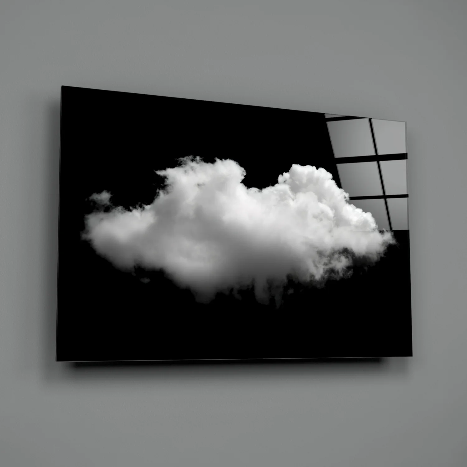 Cloud Glass Wall Art - Image 3