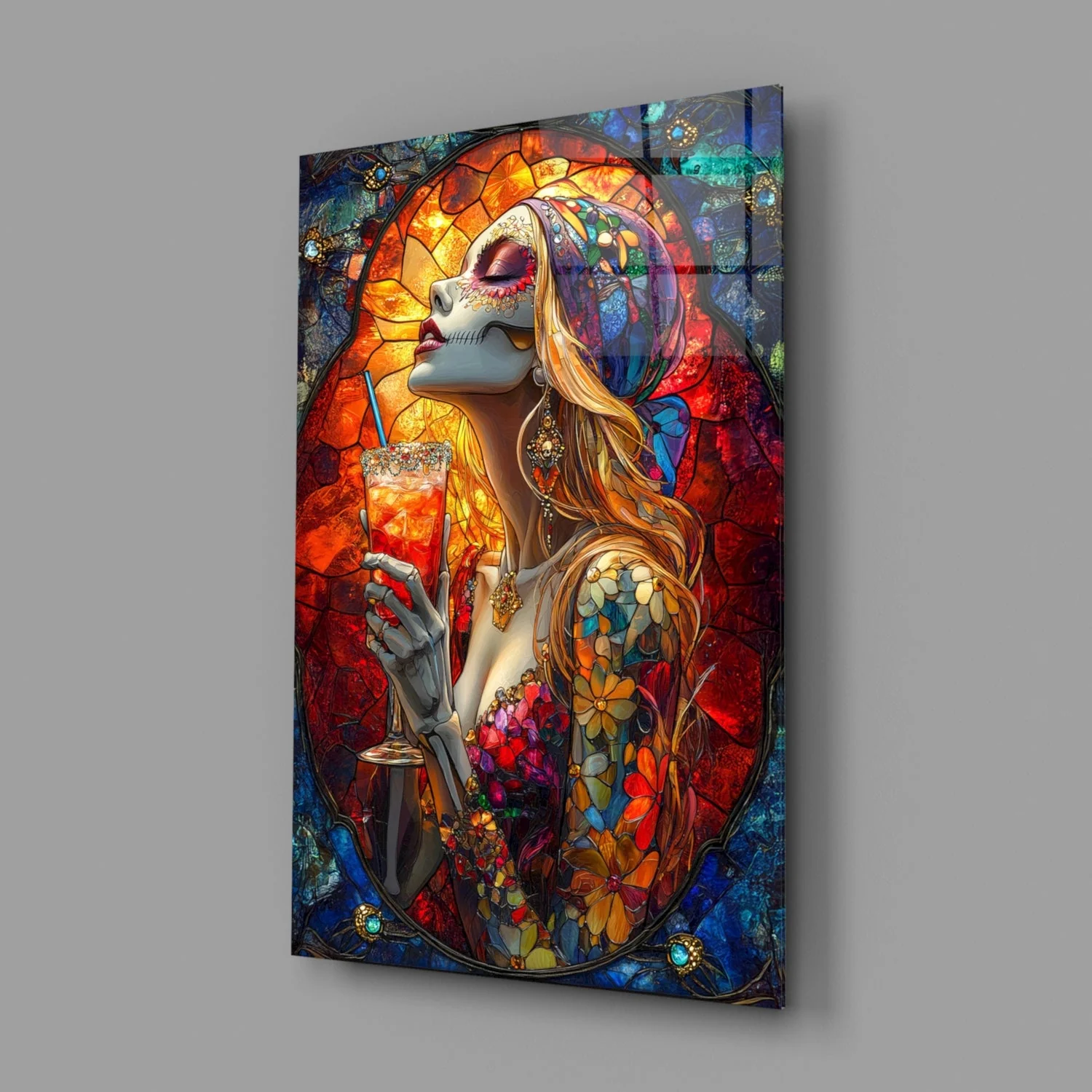 Cocktail of the Dead Glass Wall Art || Designer Collection - Image 2