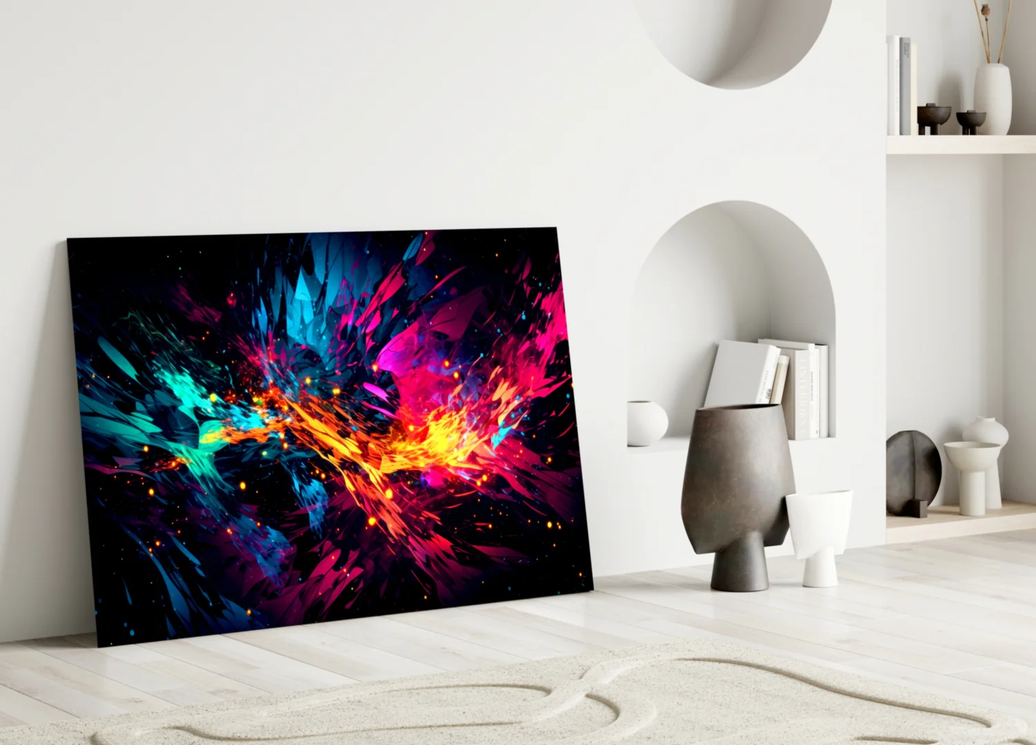 Color Bang Glass Wall Art || Designer Collection - Image 3