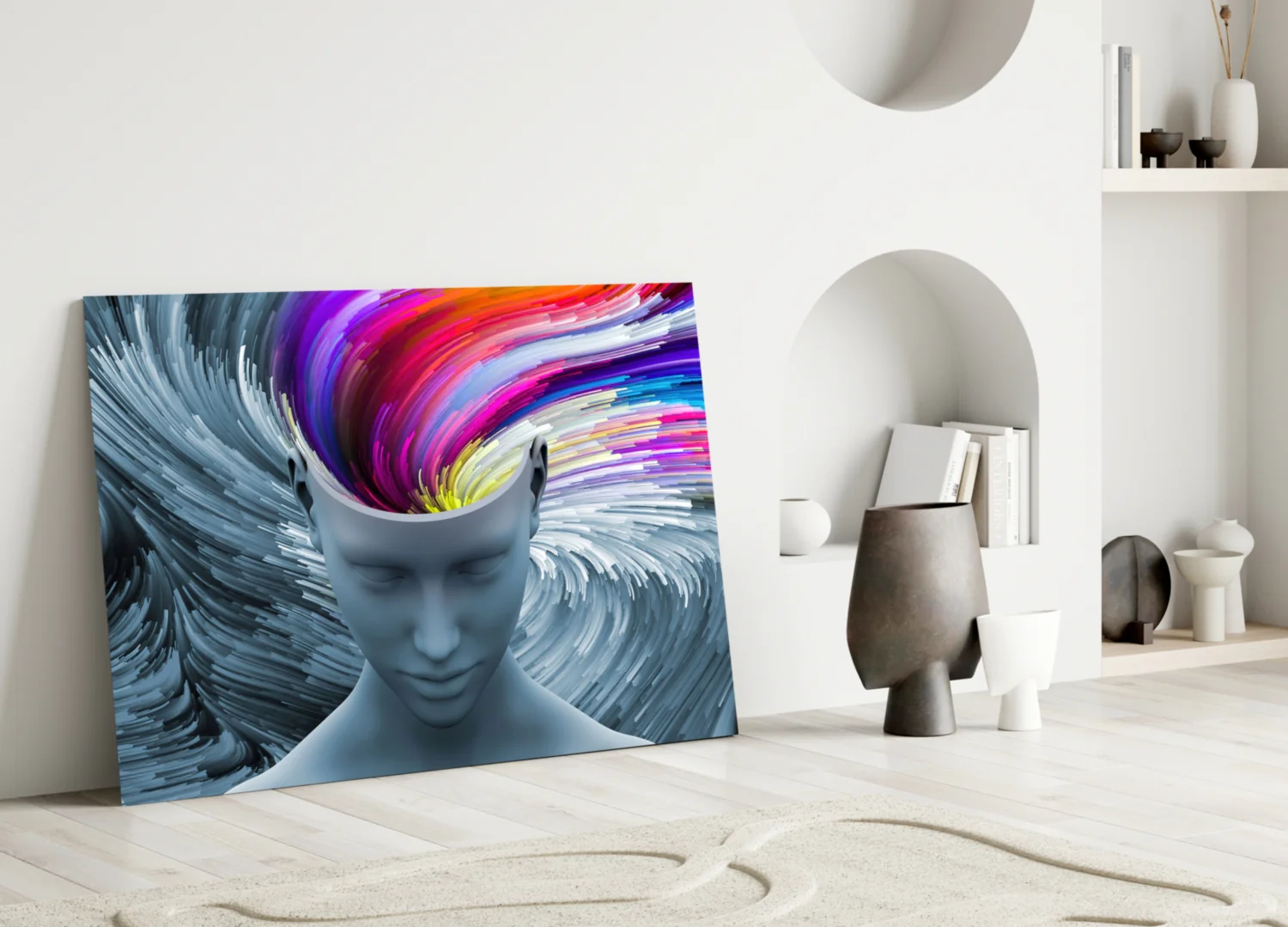 Color of Gray Glass Wall Art - Image 4