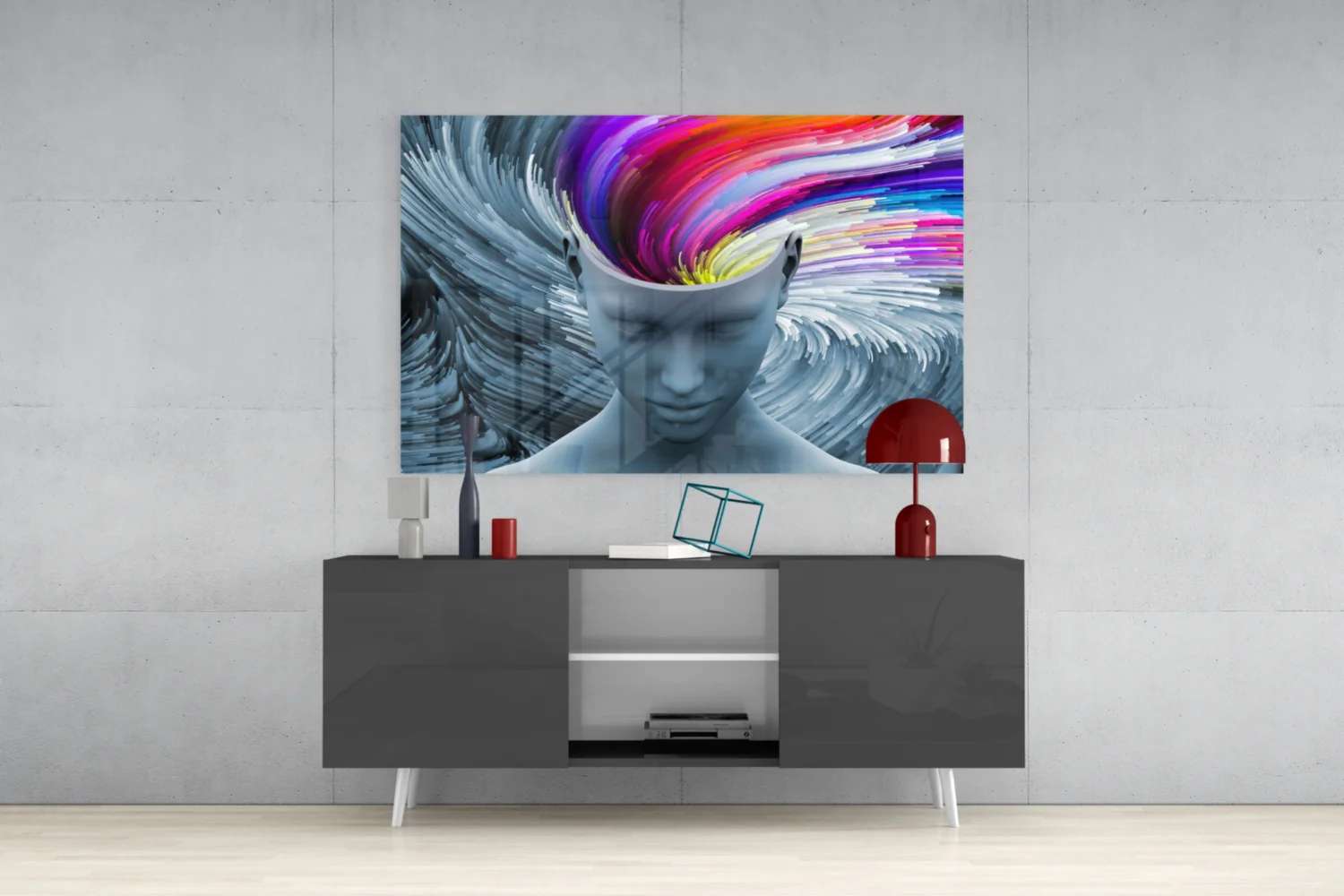 Color of Gray Glass Wall Art - Image 9