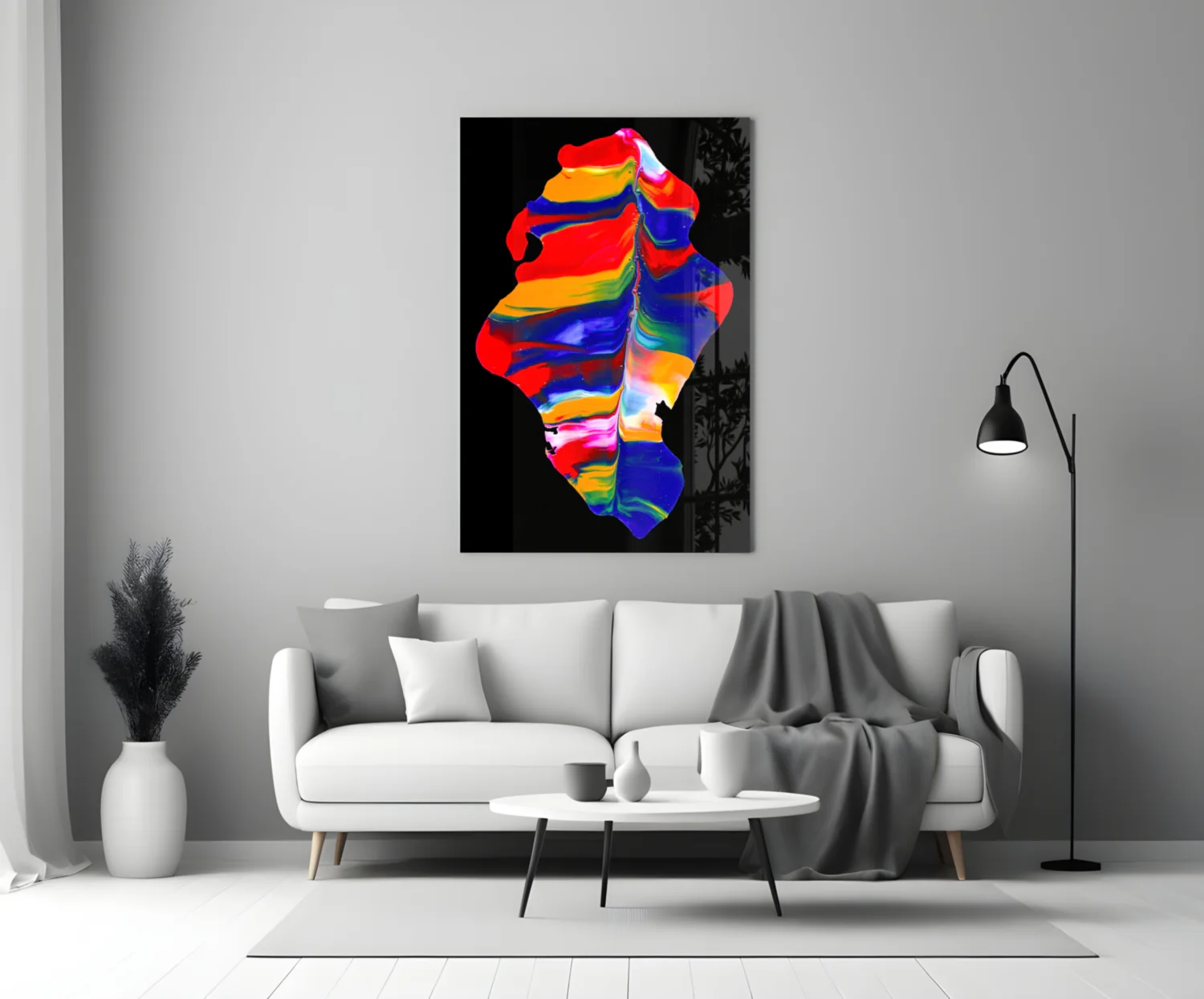 Colored Drift Glass Wall Art - Image 3