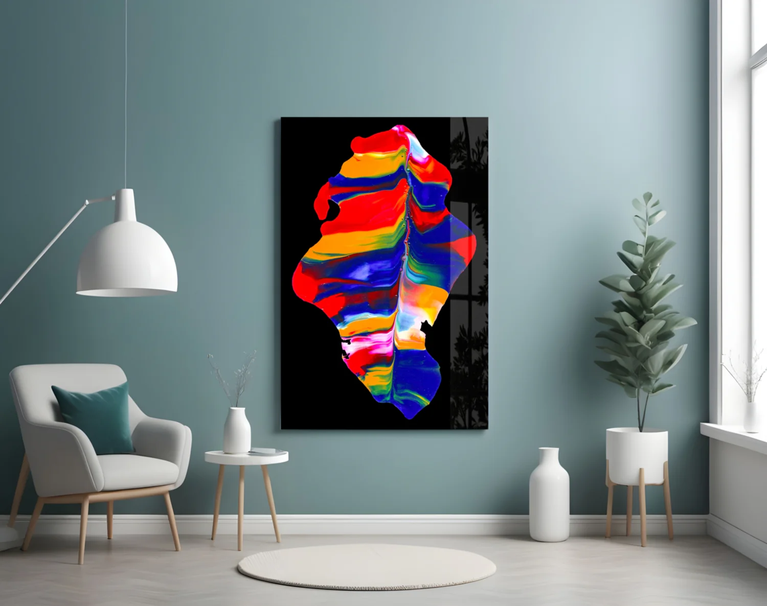 Colored Drift Glass Wall Art - Image 4
