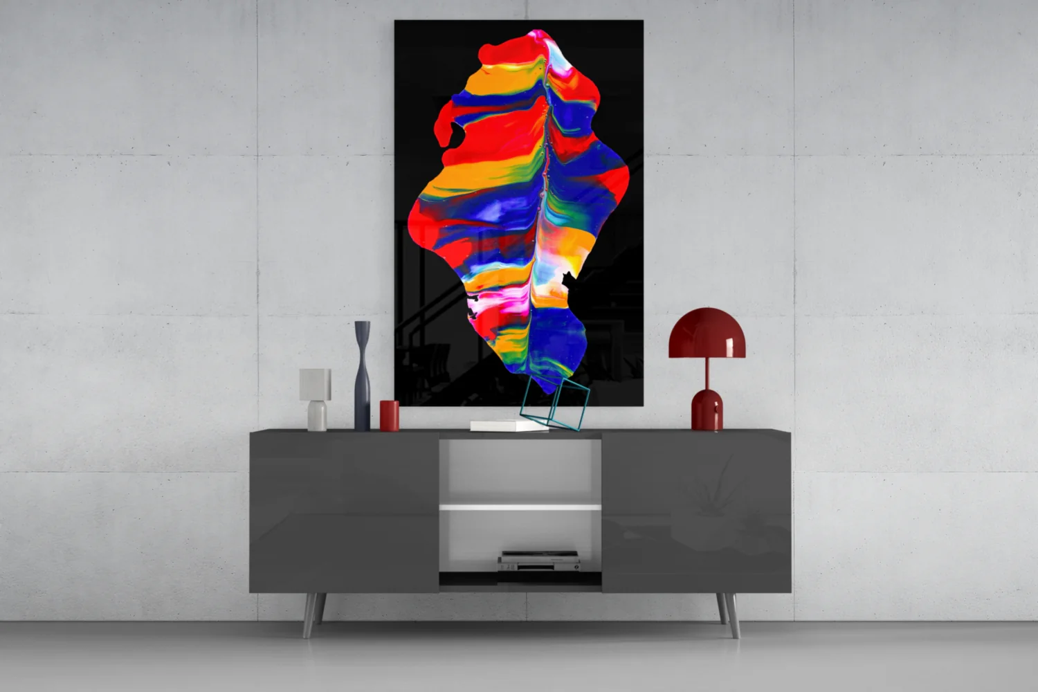 Colored Drift Glass Wall Art - Image 8