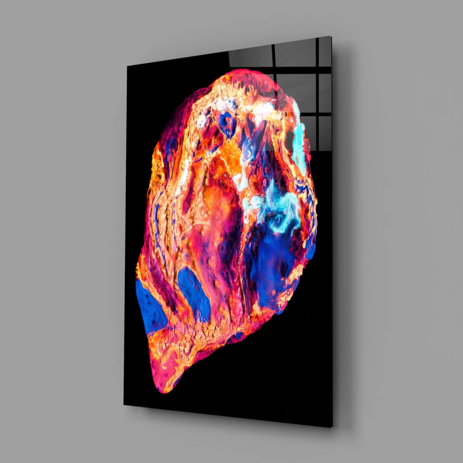 Colored Lava Glass Wall Art - Image 2