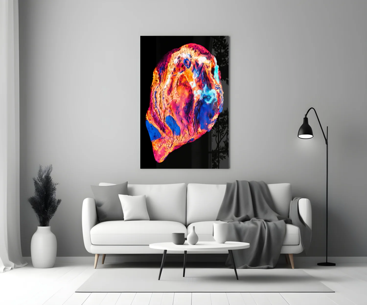 Colored Lava Glass Wall Art - Image 3
