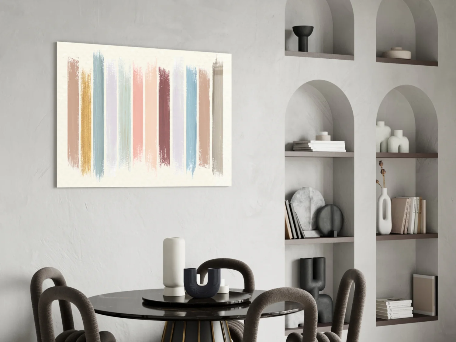 Colored Lines Glass Wall Art - Image 5