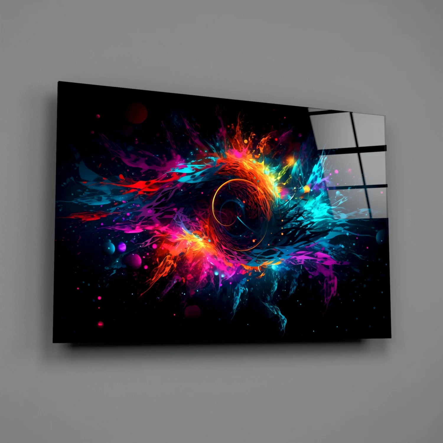 Colorful Hole Glass Wall Art || Designer Collection - Image 2